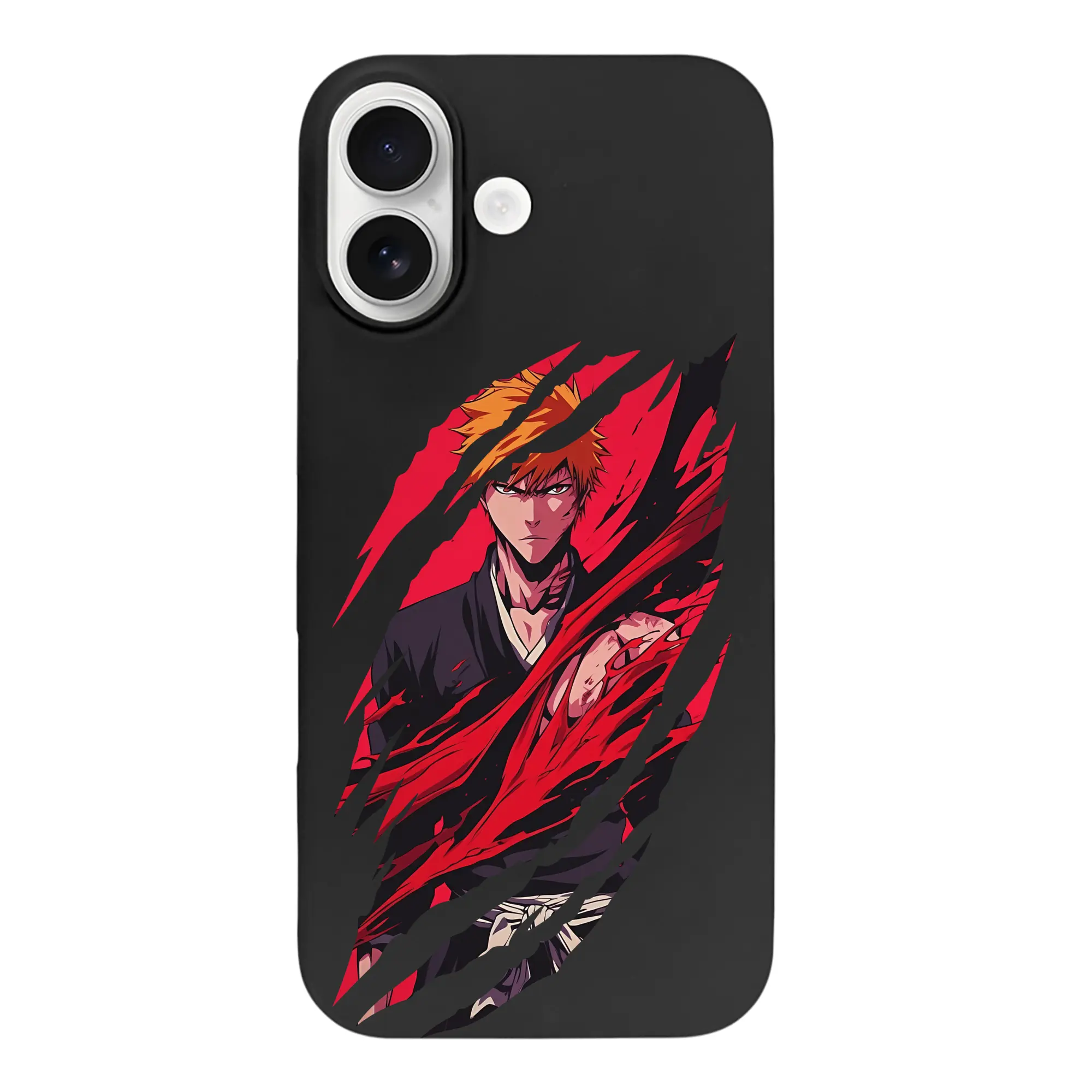 ブリーチ グッズ 黒崎 一護 - iPhone 17 シリーズ シリコンケース 薄型 耐衝撃 指紋防止 ソフトタッチカバー 精密フィット 傷防止 保護ケース iPhone 17/17 Air/17 Pro/17 Pro Max 対応